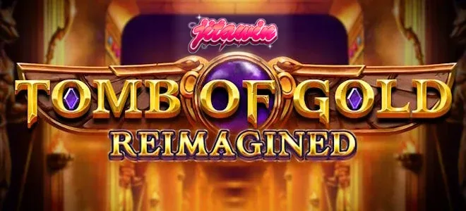 Tomb of Gold Reimagined স্লট গেমের একটি দৃশ্য যেখানে সোনালী প্রাচীন সমাধির পরিবেশ ফুটে উঠেছে।